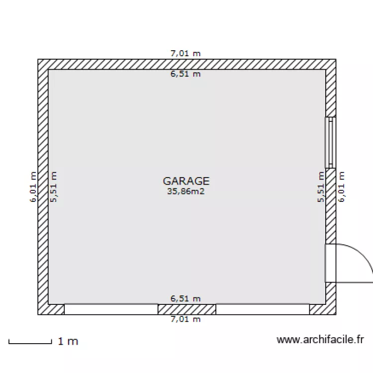 GARAGE dufour BIS. Plan de GARAGE dufour BIS. Plan de
