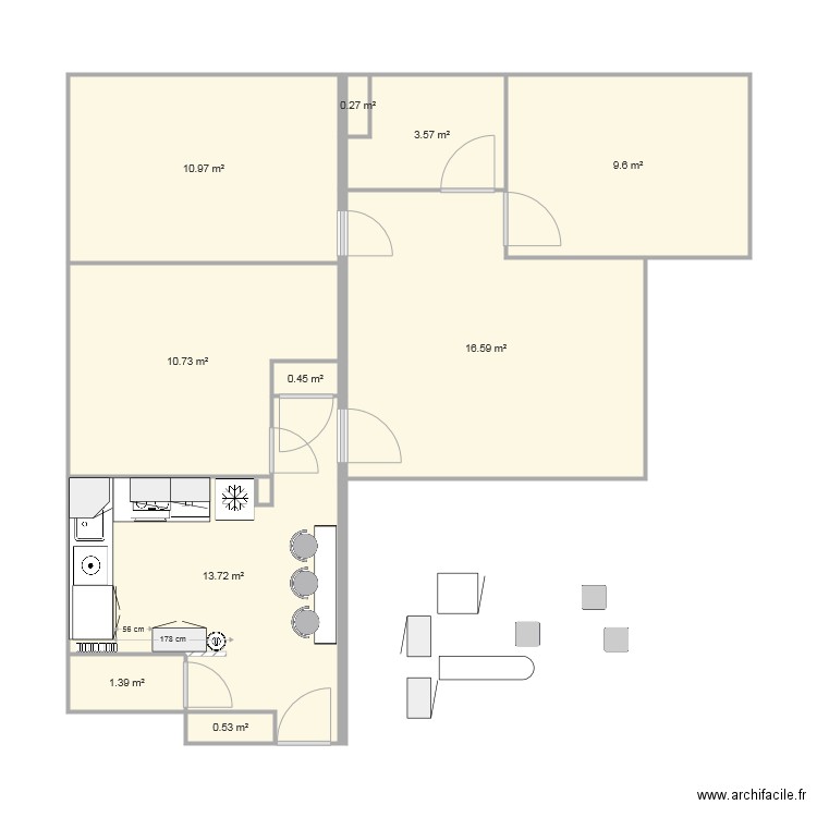 T4 Coutures Renove NRA 3. Plan de 0 pièce et 0 m2