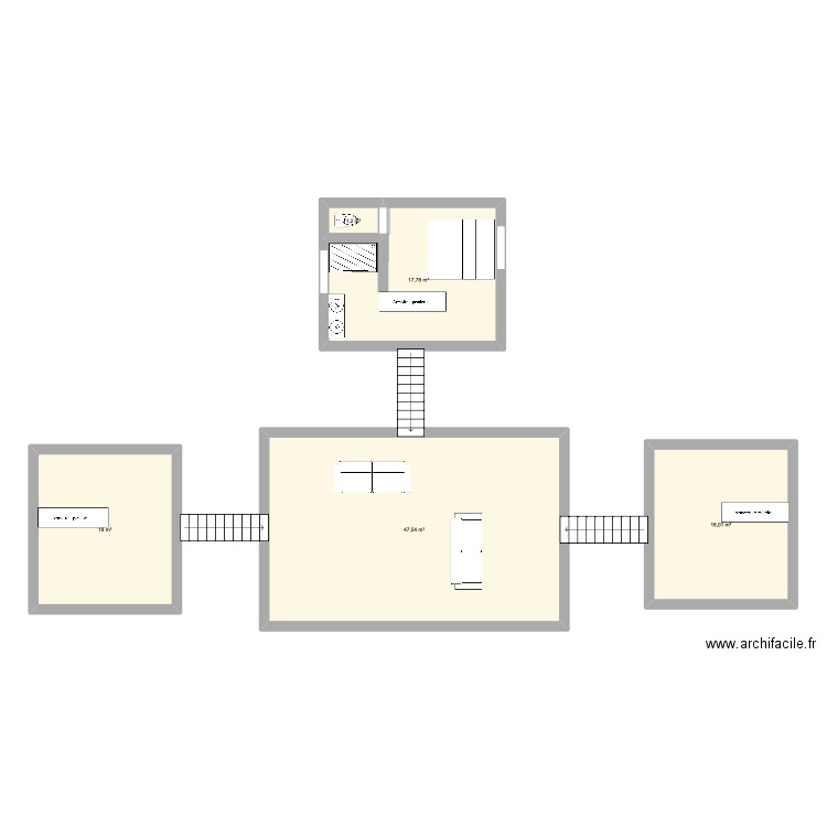 plan 2. Plan de 5 pièces et 103 m2