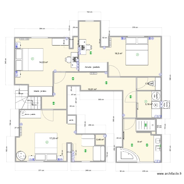 Pornichet1er BaseV6. Plan de 0 pièce et 0 m2