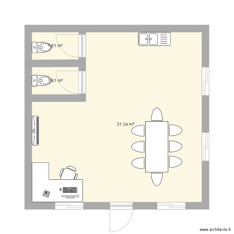 Local Vie wharf. Plan de 0 pièce et 0 m2