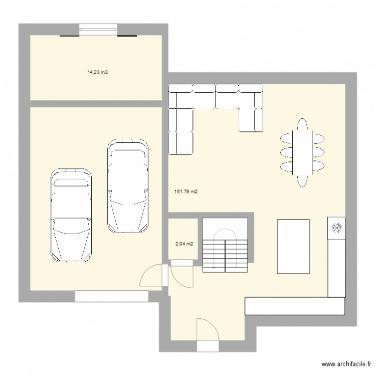 11 m de façade 2. Plan de 0 pièce et 0 m2