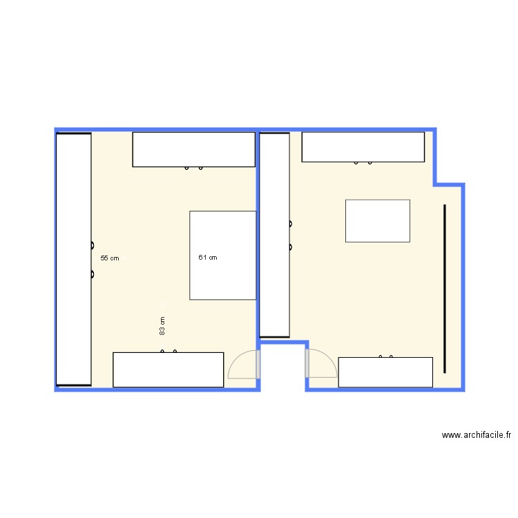 aménagements 1er. Plan de 0 pièce et 0 m2