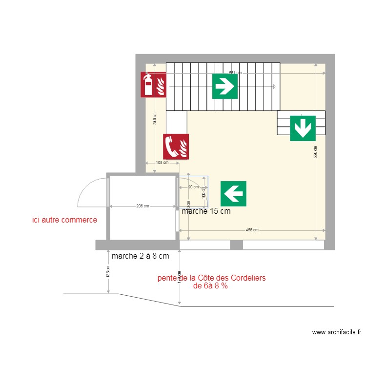 jeux Vidéo fr Romans  plan de principe SECURITE RDC. Plan de 0 pièce et 0 m2