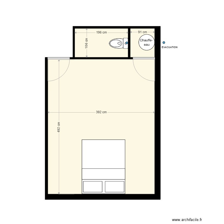 APPARTEMENT HAUT existant ROMMELAERE. Plan de 0 pièce et 0 m2