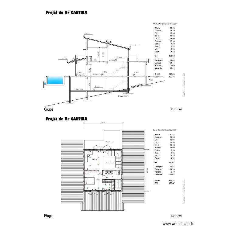 emile pierre etage . Plan de 0 pièce et 0 m2