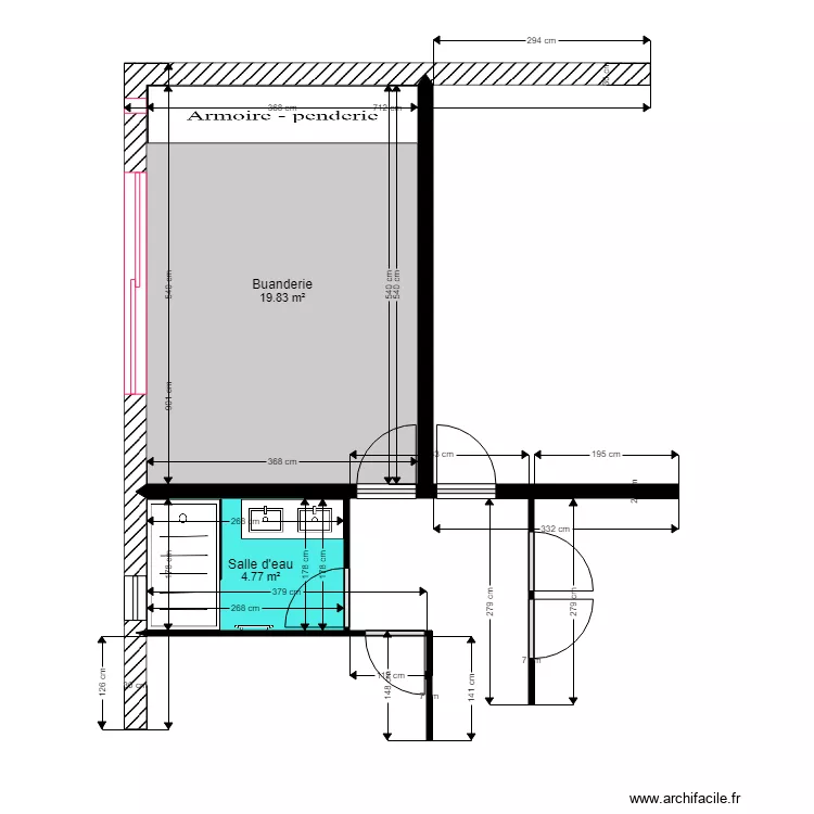 Montagnier Saint Pierre RDC. Plan de 