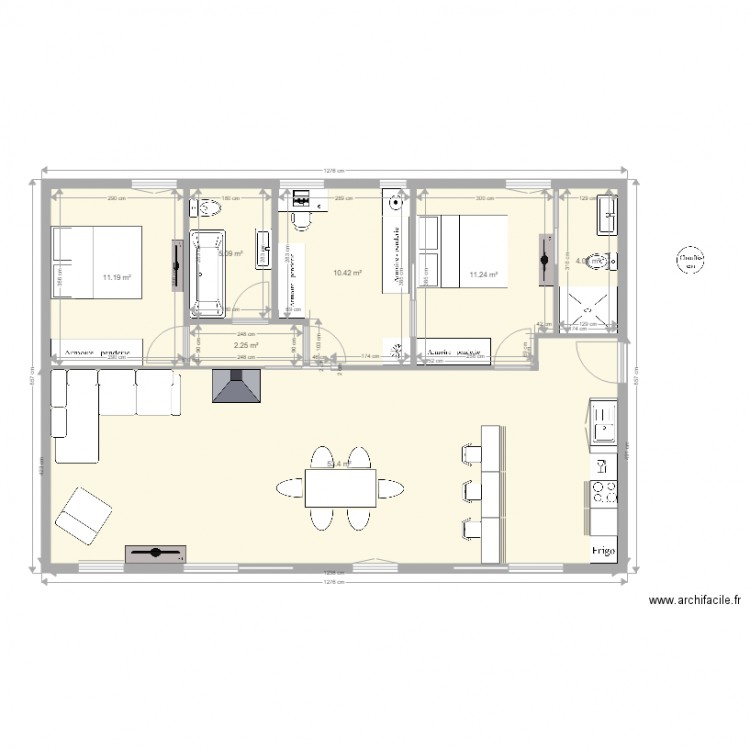 Maison phenix perso avec meubles 5 coha 2. Plan de 0 pièce et 0 m2