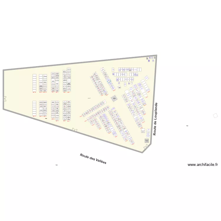 CIMETIERE VOIVRES. Plan de 