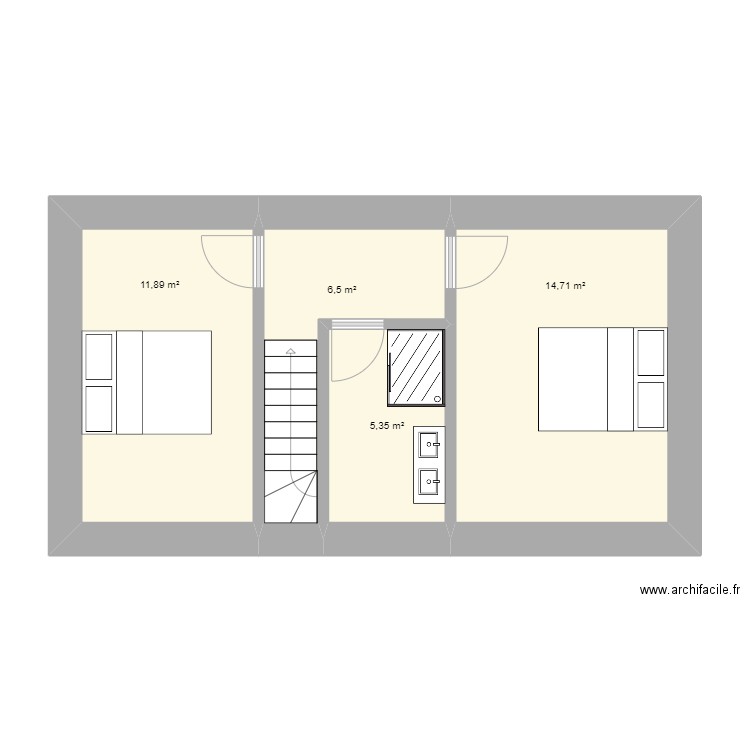 Gite 2 - R1. Plan de 0 pièce et 0 m2