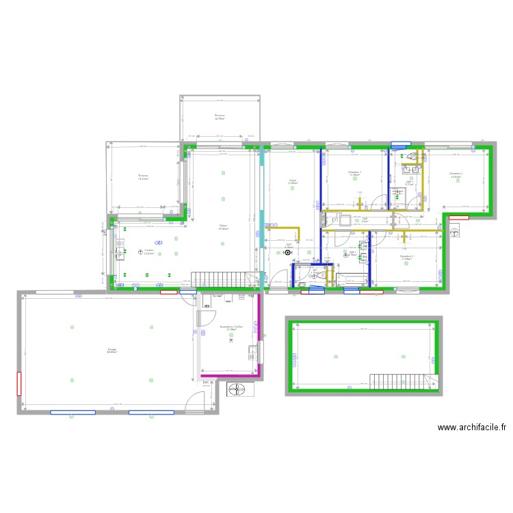 Vaunaveys Plan Travaux. Plan de 0 pièce et 0 m2