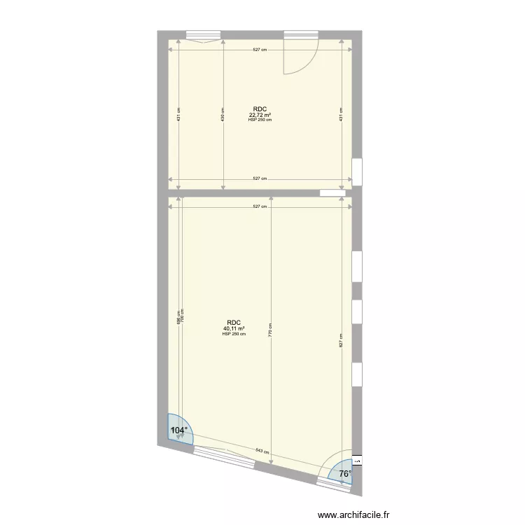 APPT RDC IDR Boutiers. Plan de APPT RDC IDR Boutiers. Plan de