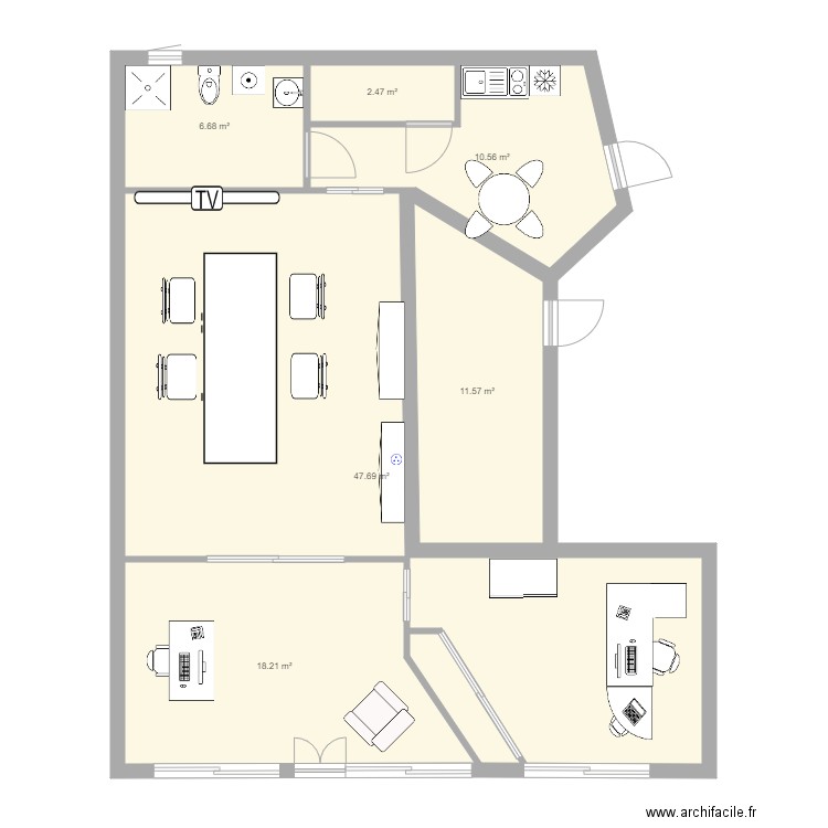 LOCAL CHATEAU D OLONNE 1. Plan de 0 pièce et 0 m2