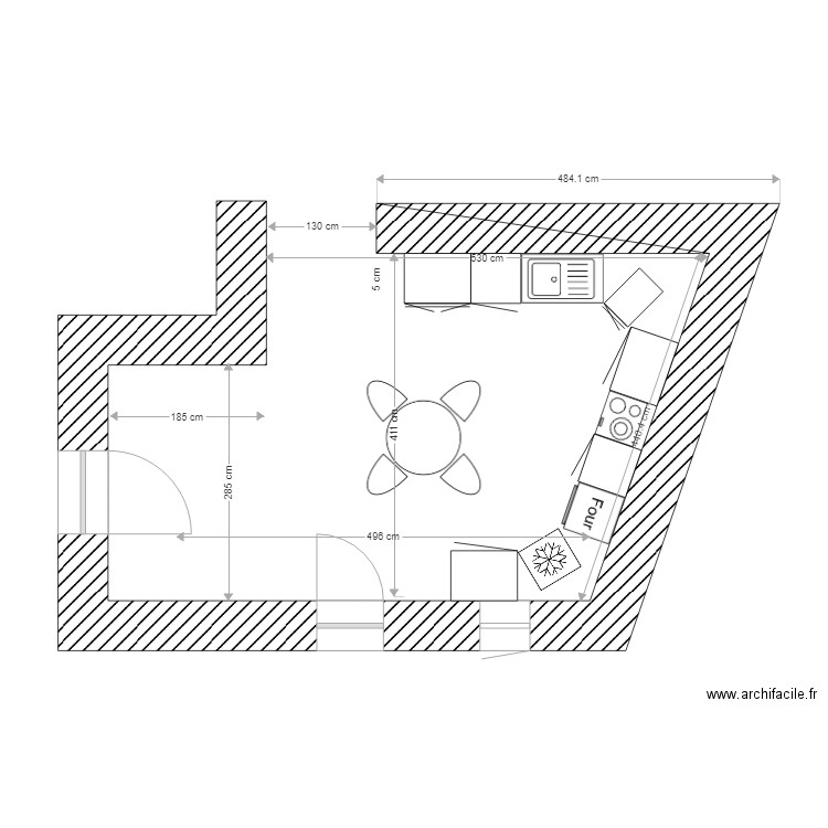 cuisine 01. Plan de 0 pièce et 0 m2