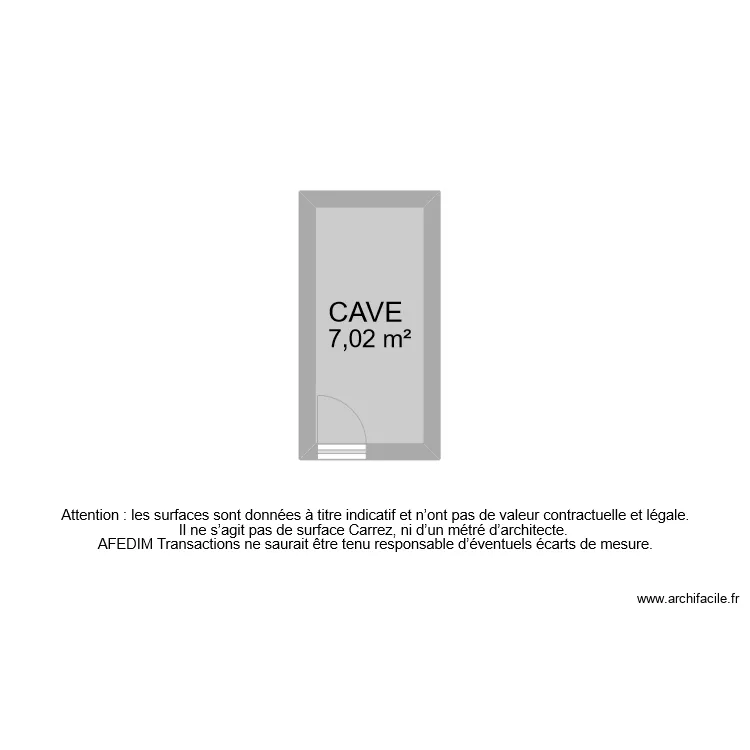 BI 9510 CAVE . Plan de 