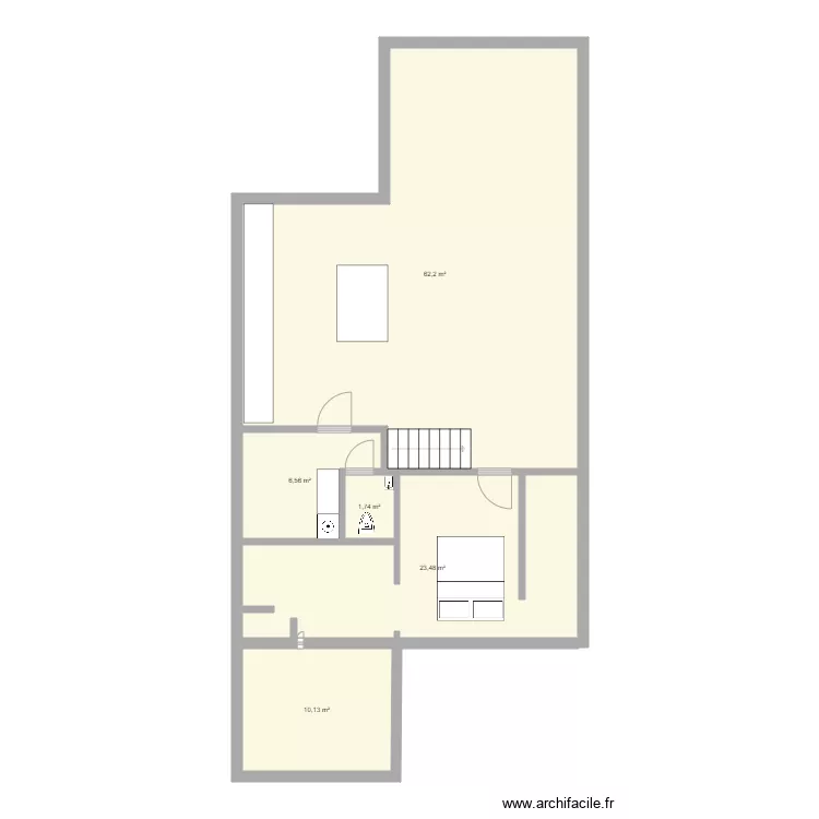 maison le cailar 2. Plan de 
