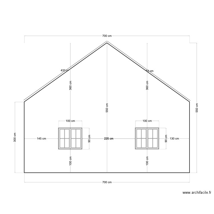 Façade océan 2. Plan de 0 pièce et 0 m2