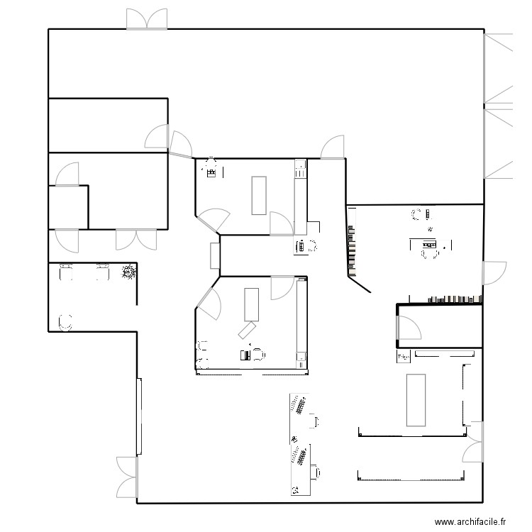  njbhgfdrerlp. Plan de 8 pièces et 230 m2