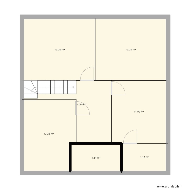 maison 1er. Plan de 0 pièce et 0 m2