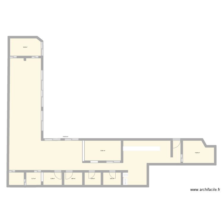 202504_organisation_cels_vierge. Plan de 9 pièces et 171 m2