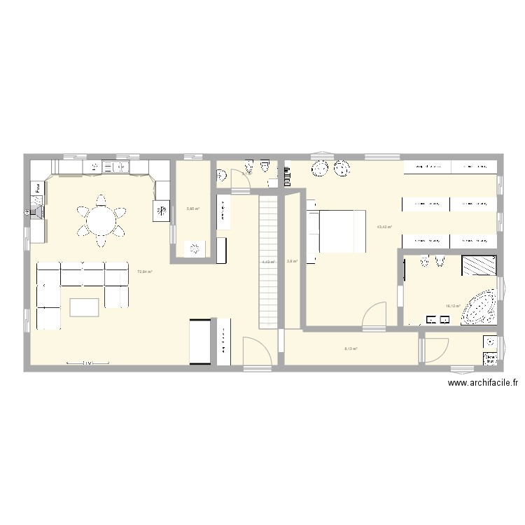 Villa 03. Plan de 14 pièces et 502 m2
