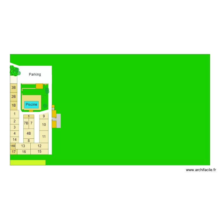 Plan camping. Plan de Plan camping. Plan de