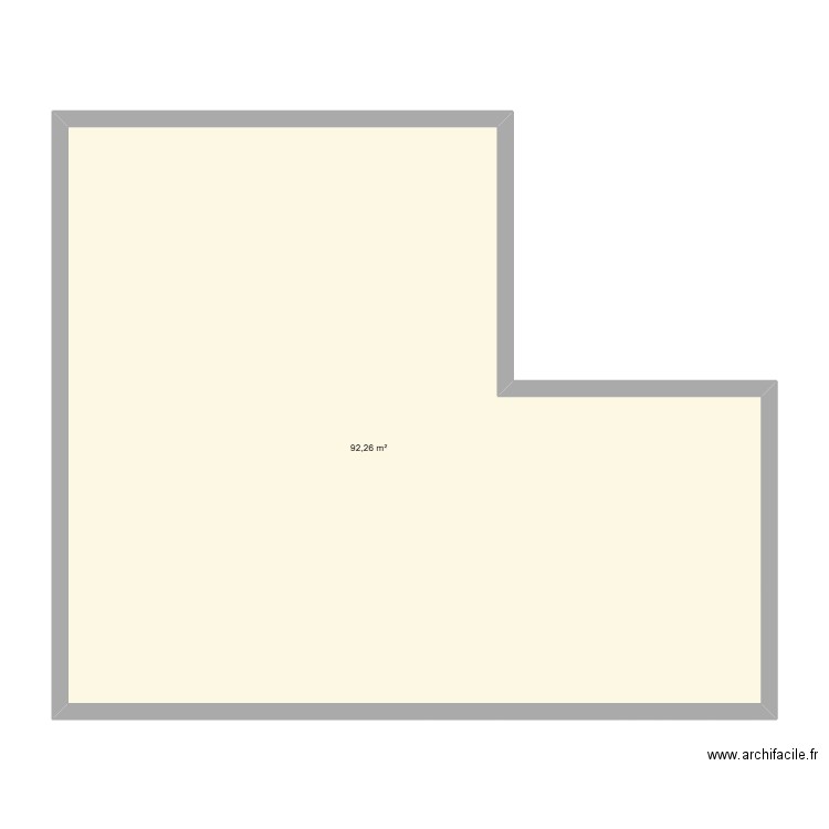 it groupe. Plan de 1 pièce et 92 m2