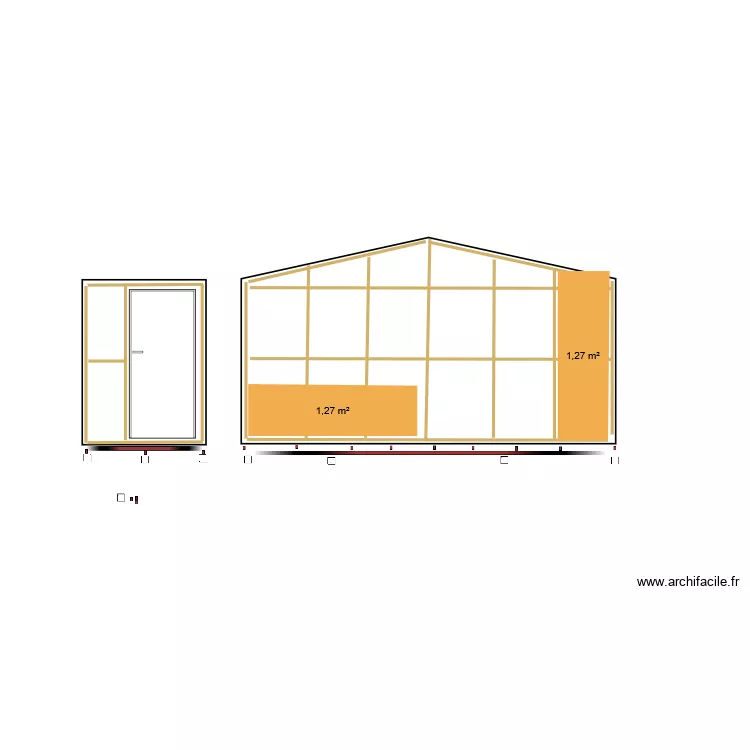 structure annexe. Plan de 