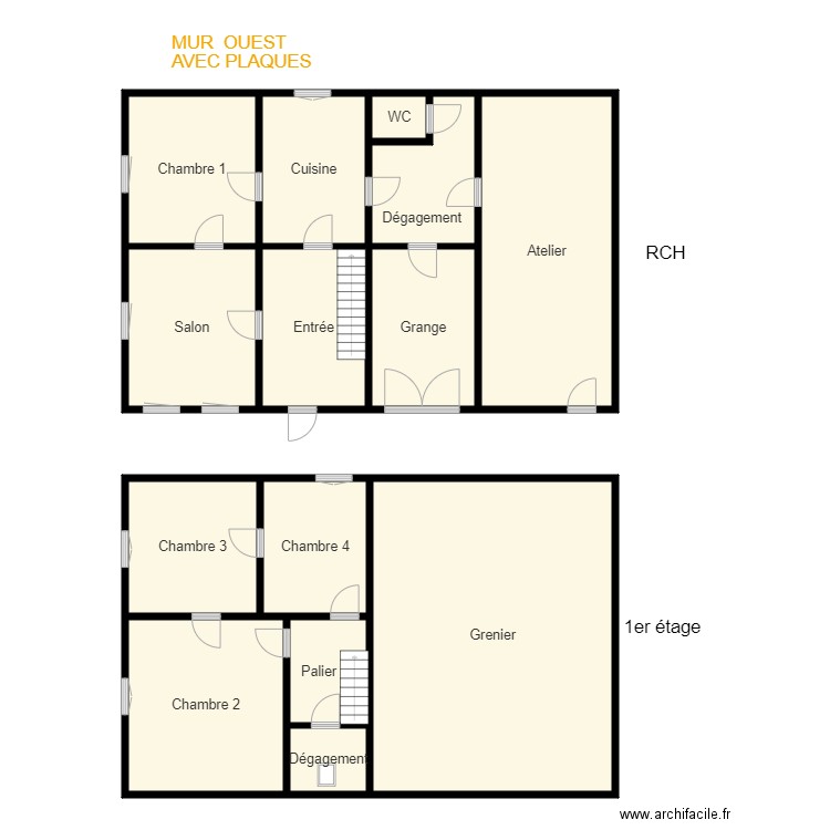 Croquis maison FEND. Plan de 0 pièce et 0 m2