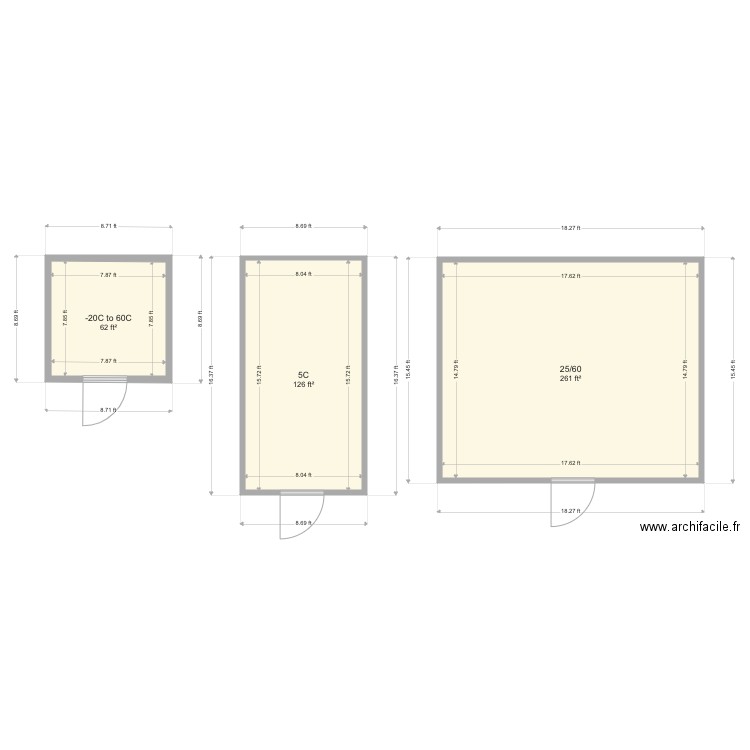 3M Project 3 rooms. Plan de 0 pièce et 0 m2