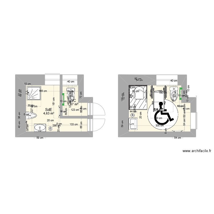 M. BOTTAN. Plan de 3 pièces et 12 m2