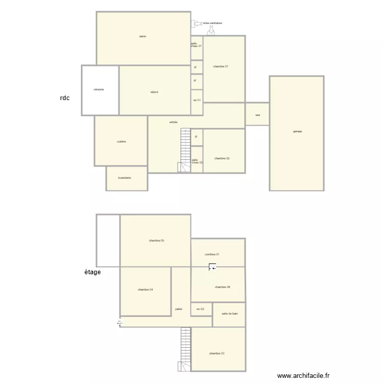 moinr am 1231. Plan de 
