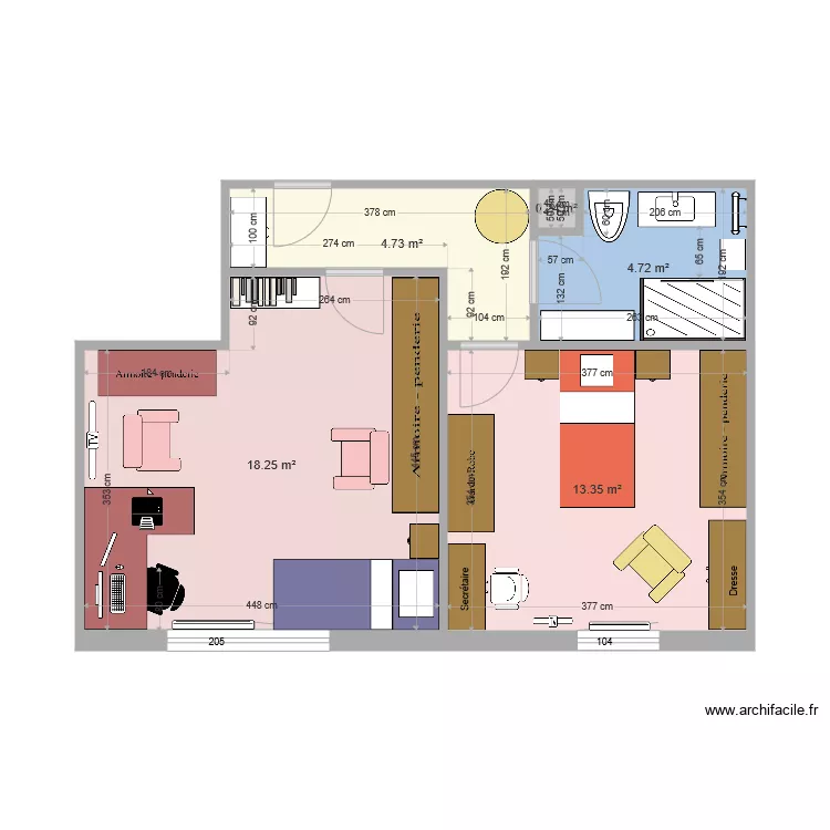 Zone nuit 7. Plan de 
