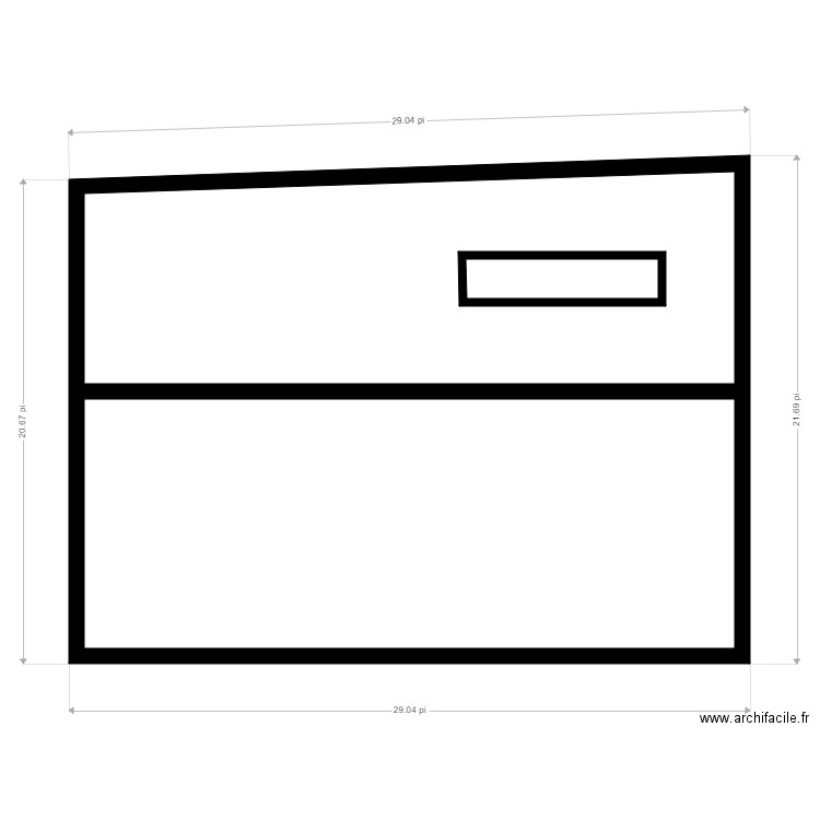 Cassidy Daniel élévation gauche. Plan de 0 pièce et 0 m2