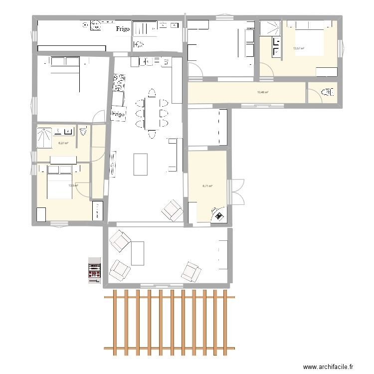 Ruie des Meuniers. Plan de 0 pièce et 0 m2