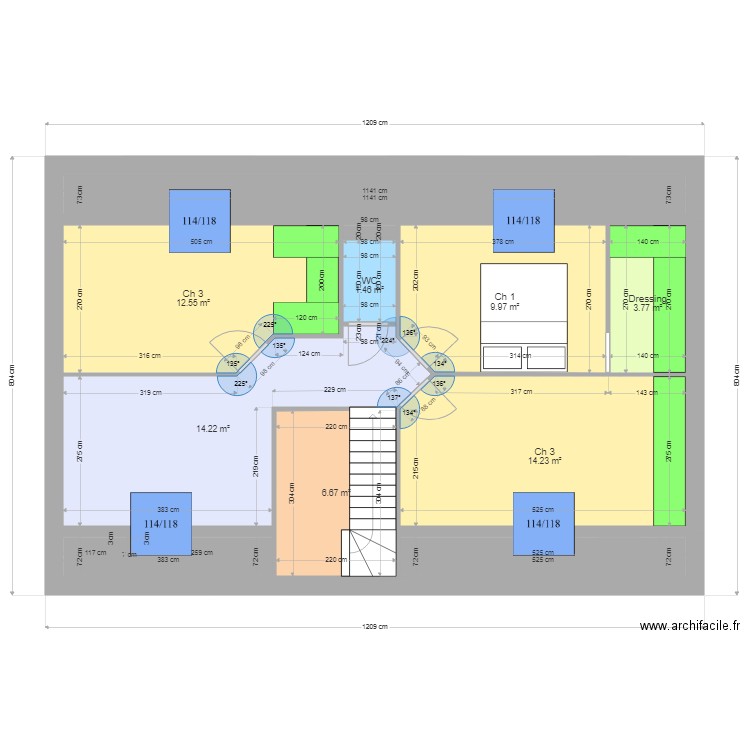 PERREN CORBEILLE. Plan de 0 pièce et 0 m2