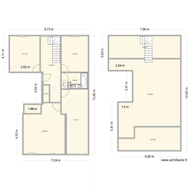 NEW PLAN OCEANO. Plan de 12  et 166 m²