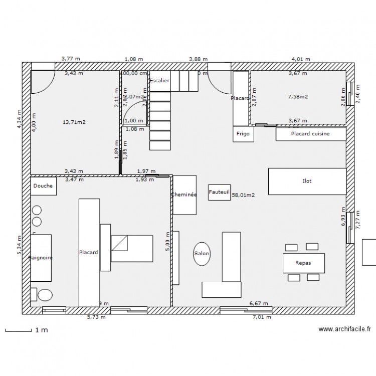 Nouvelle maison50. Plan de 0 pièce et 0 m2