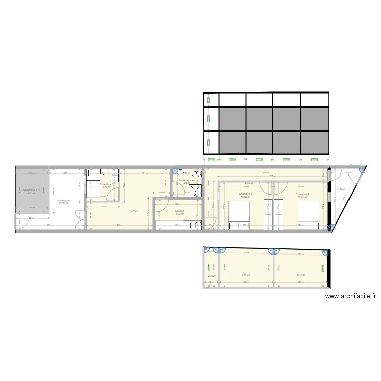 studio alain ter. Plan de 0 pièce et 0 m2