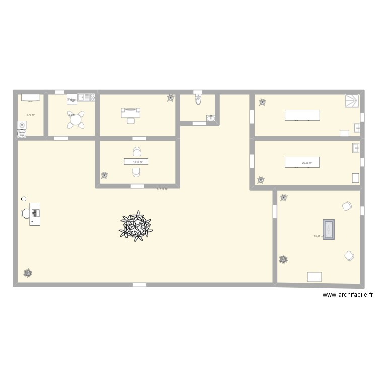 plan institut. Plan de 0 pièce et 0 m2