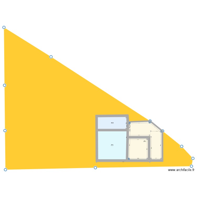 PARCELLE ZD85 CISSAC INTERIEUR. Plan de 3 pièces et 142 m2