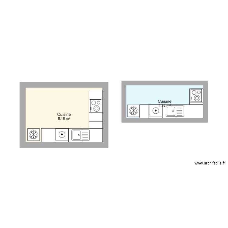 Cuisines Monseigneur. Plan de 0 pièce et 0 m2