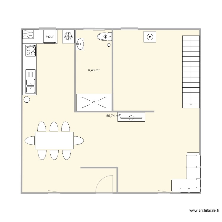 MAISON_RDC. Plan de 0 pièce et 0 m2