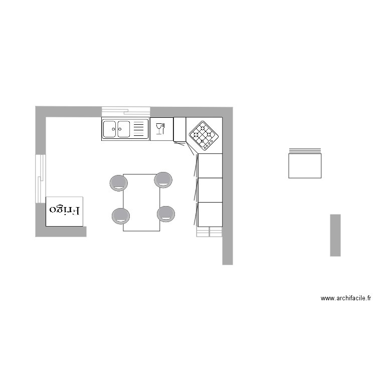 cuisine2. Plan de 0 pièce et 0 m2