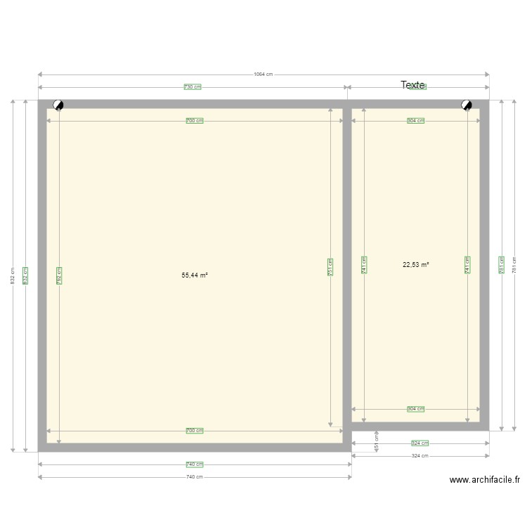 toit terrasse pav 1 maison. Plan de 0 pièce et 0 m2