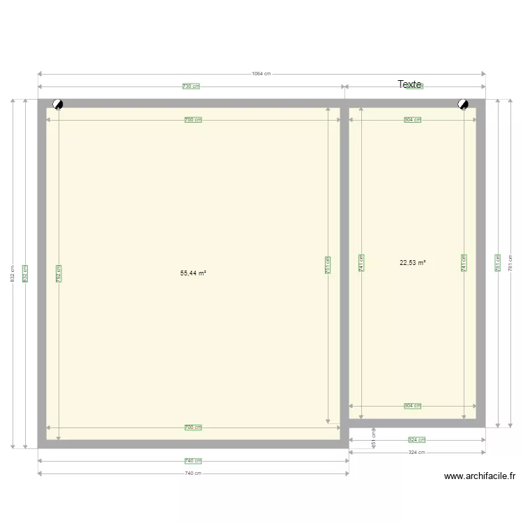 toit terrasse pav 1 maison. Plan de 