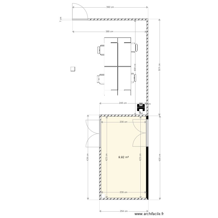 Bureaux prépa hyp 2. Plan de 0 pièce et 0 m2