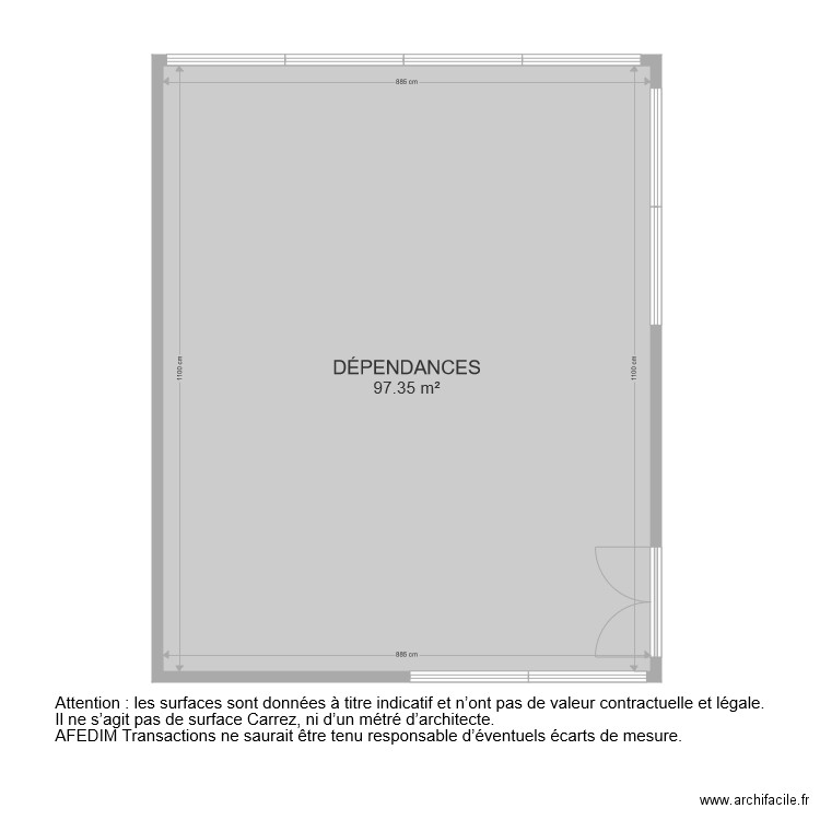 BI 5150 plans  DEPENDANCE . Plan de 0 pièce et 0 m2