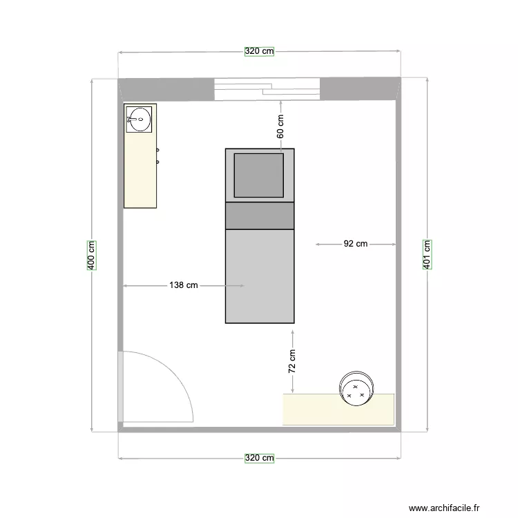 AKOE CABINE2. Plan de 
