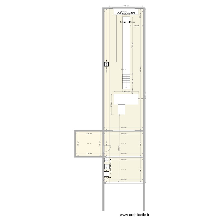 CCT VL SAINTE CLOTILDE NOUVELLE. Plan de 4 pièces et 107 m2